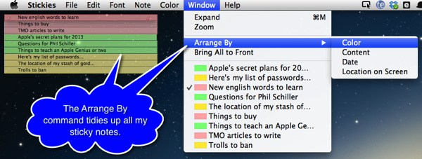 Sticky note app for mac
